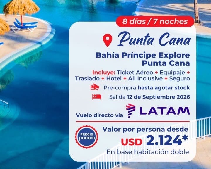 Programa de viaje: Punta Cana
